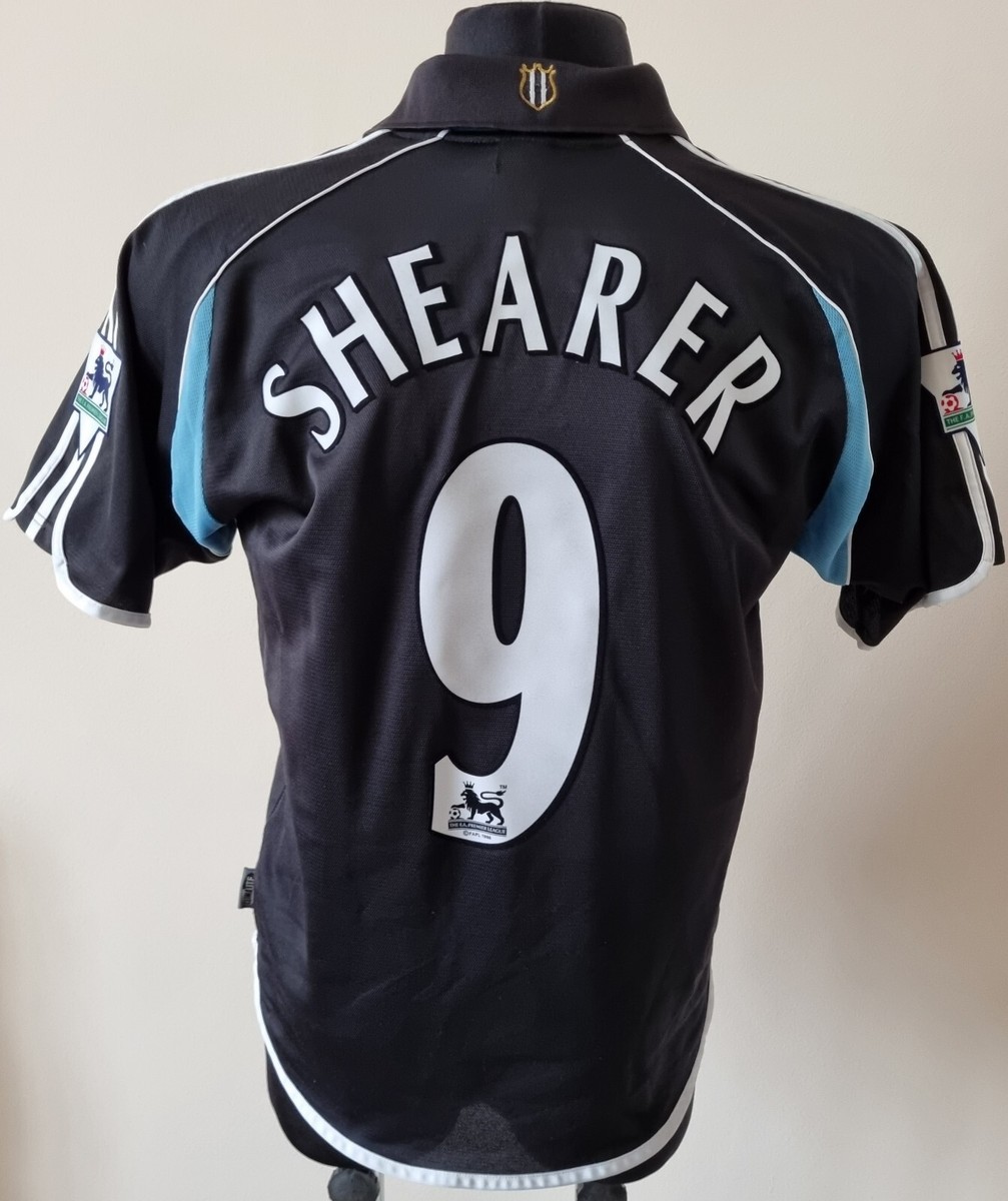 Newcastle United 2000 - 2001 Away football Adidas shirt #9 SHEARER