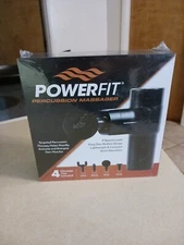 Massage Gun Deep Tissue Massager Percussion Portable Handheld 4 Attachments New