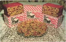 Claxton Georgia Claxton Bakery, Inc. Old Fashioned Fruit Cake Vintage Postcard