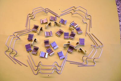 Greenhouse Glazing Glass Clips W + Z Mixed Pack Spring Wire Glass Fixing Clip