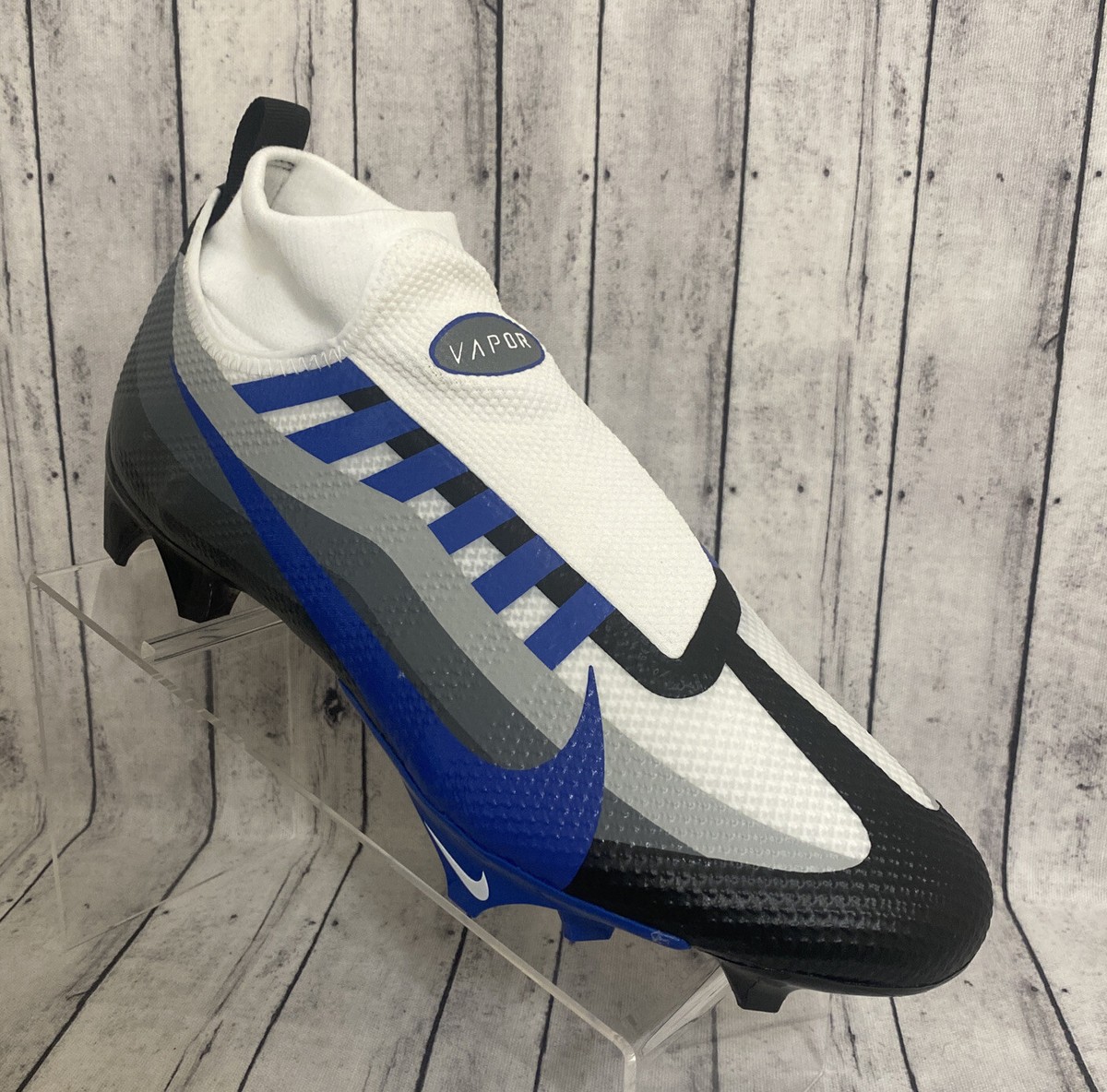 Nike Vapor Edge Pro 360 Royal Blue Blk Football Cleats DV0778-003  