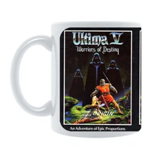 Ultima V -- mug  [ classic amiga commodore atari retro vintage game cup ]