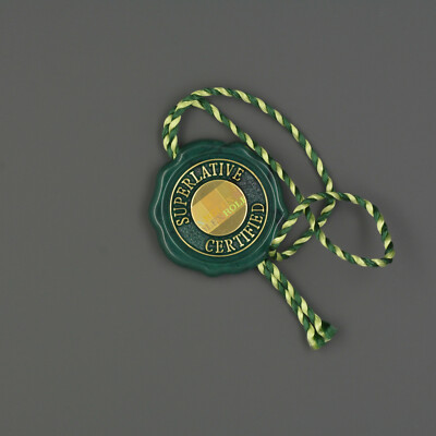 ROLEX CHRONOMETER Seal Siegel Hangtag Preisschild GRÜN original tag GREEN