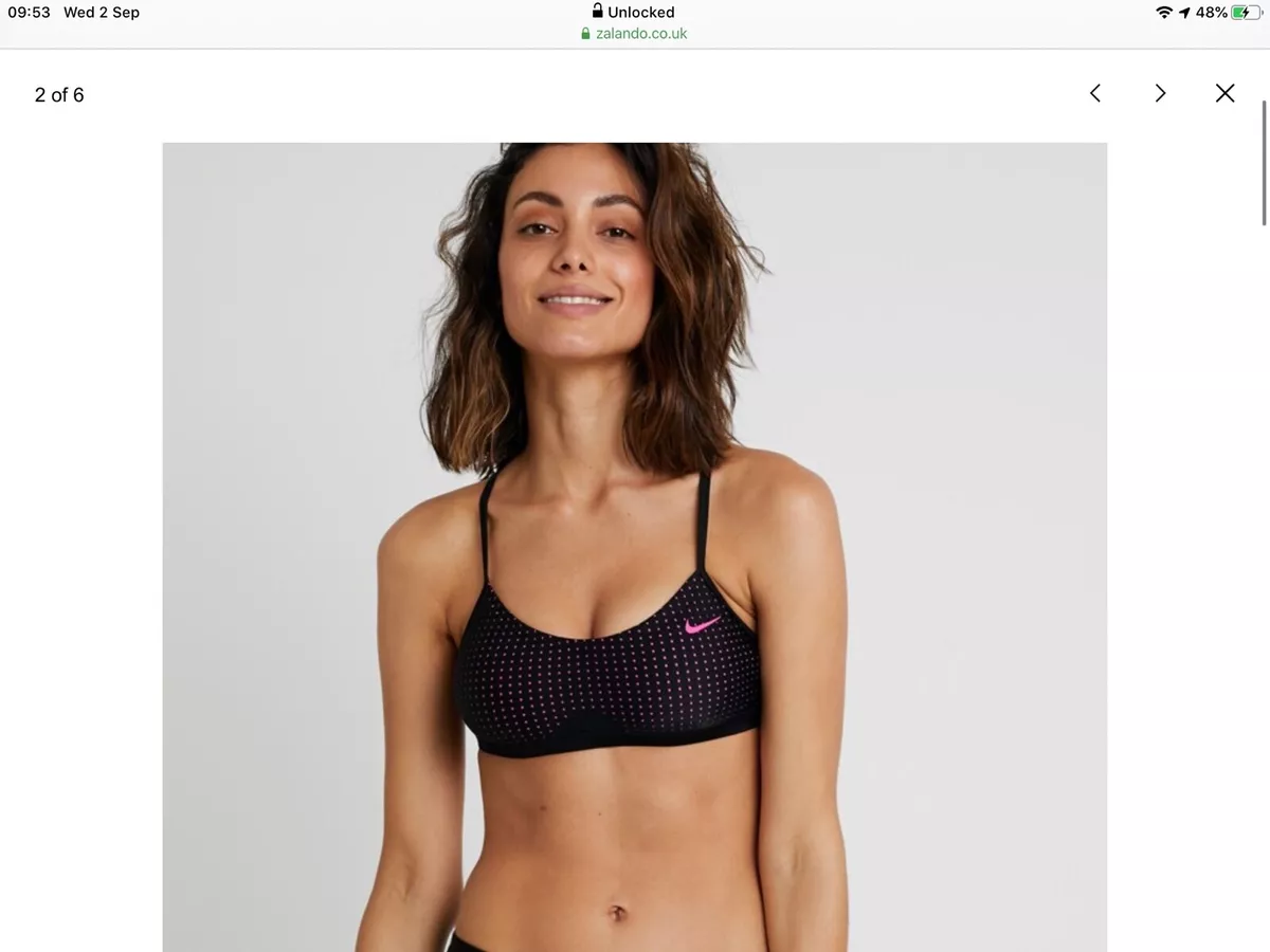 Nike black and pink bikini size XL top bottom eBay