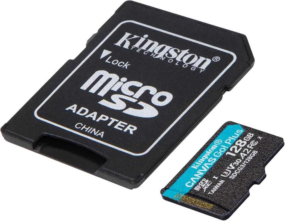 Kingston 128GB Canvas Go Plus SDXC Memory Card V30 UHS-I U3 170MB/s - 4K UltraHD - Image 2 of 4