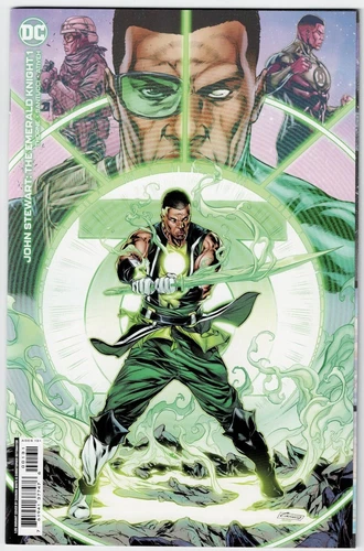 JOHN STEWART: THE EMERALD KNIGHT 1 NM-/9.2 - Crazy White 1 in 25 Variant!