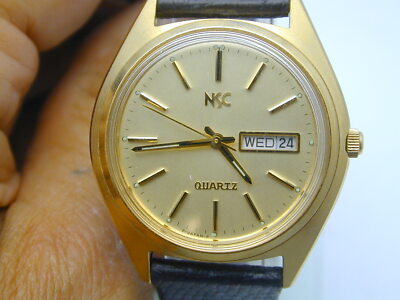 Montre Vintage National Semiconductor Pour Homme - Modèle "Le Dad", Quartz, Boîtier 33mm
