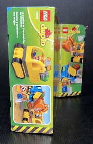LEGO 10812 Truck & Tractor Excavator Duplo 26 Pieces Complete Set