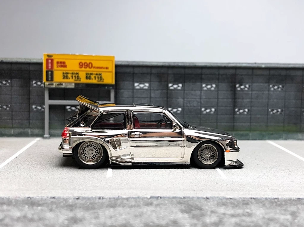 Liberty 1:64 Silver VW Golf GTI MK2 Widebody Sport Model
