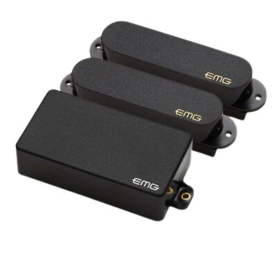 EMG 81/SA/SA HSS Single Coil Pickup Set, Black
