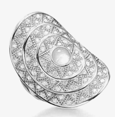 Original Thomas Sabo Ring Sterlingsilber 925 Milchquarz, Größe 54