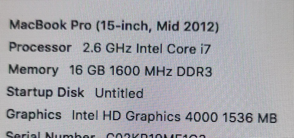 MacBook Pro 15" QUAD Core i7 3.6GHz 16GB RAM 1 TB SSD 3 AÑOS DE GARANTÍA Foto 3 de 4