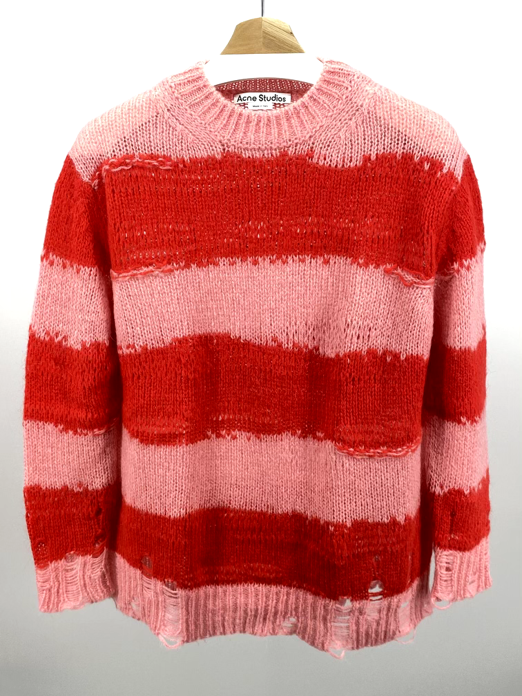 Acne Studios Mohair Distressed Grunge Sweater size XXS (fits