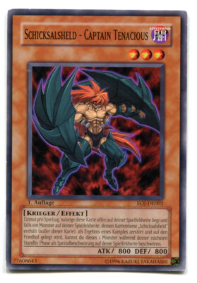 Yu-Gi-Oh! PLAYED/POOR Schicksalsheld Captain Tenacious Common