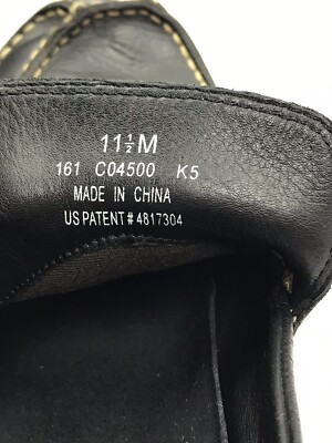 Cole Haan Black Leather Slip-On Loafers Men