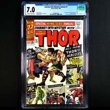 Journey Into Mystery Annual #1 🔥 1st appearance HERCULES & ZEUS 🔥 CGC 7.0