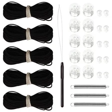RV Pleated Shade Repair Kit with Wire Restring Tool Camper Window Shades Blinds