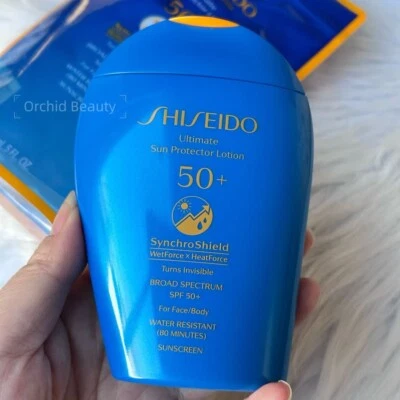 Shiseido Ultimate Sun Protector Sunscreen SPF50+ Face Body Full Size 150ml~New
