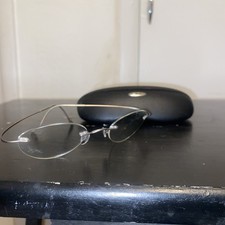 Silhouette Minimal Rimless Gunmetal Eyeglasses Frames Only Austrian