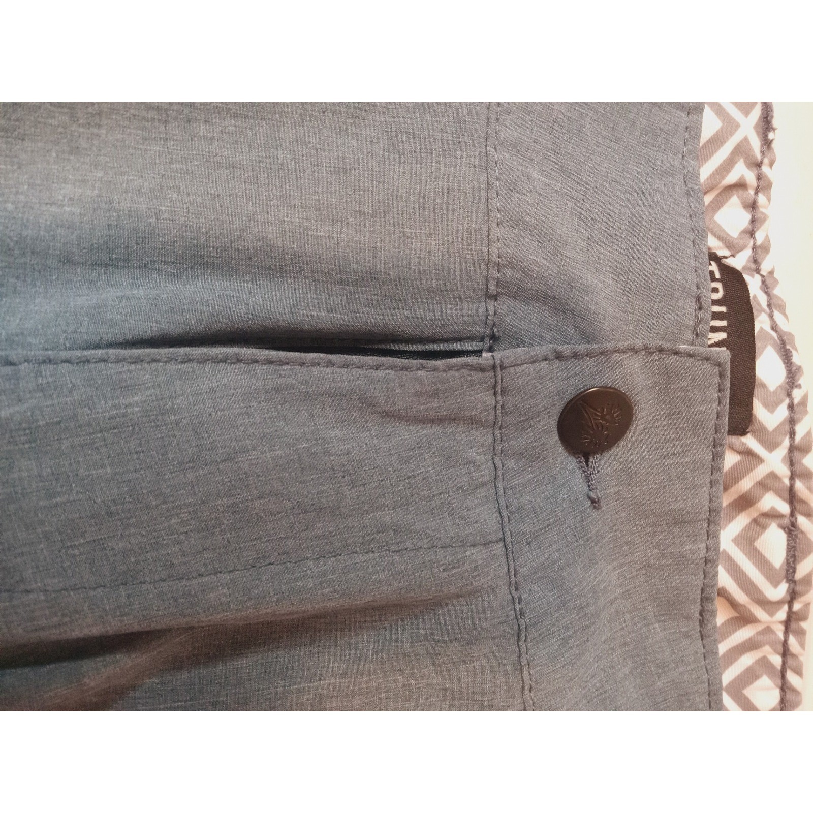 TRUNKS Multi Functional Short Gray Size 33 Board … - image 2