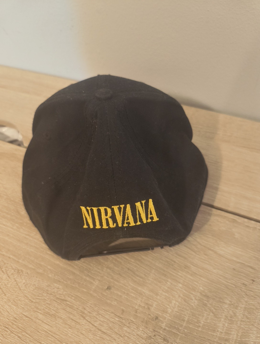 Nirvana Nevermind Smiley Face Hat Cap Strap Back … - image 2