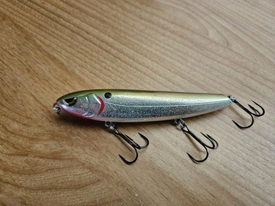 Spro Walking Haint Topwater Fishing Lure - Chrome Olive