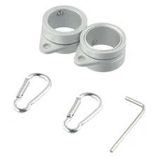 Brand New Flag Pole Ring For 0.75-1 Inch Pole° Rotating Aluminum Alloy