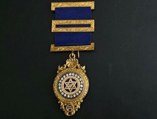 Antique and Rare Masonic Royal Arch Chapter Jewel 1880
