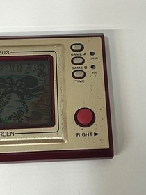 1981 Nintendo Game&Watch OCTOPUS Wide Screen works great good condition
