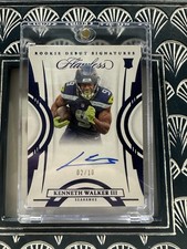 2022 Panini Flawless - Rookie Debut Signatures Kenneth Walker III #RDS-KW-02/10!