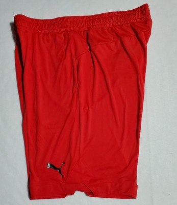 Puma Shorts Men's Big & Tall XLT Red RTG 10'' Mid Rise Workout Drycell  Run/Train