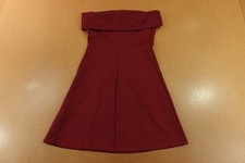 21 Saints Womens Size Small Burgundy Off The Shoulder Mini Dress NWT