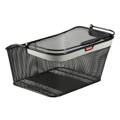 KLICKfix 0323 Hinterradkorb Citymax Refl. GTA 40x20x30cm , engmaschig, schwarz