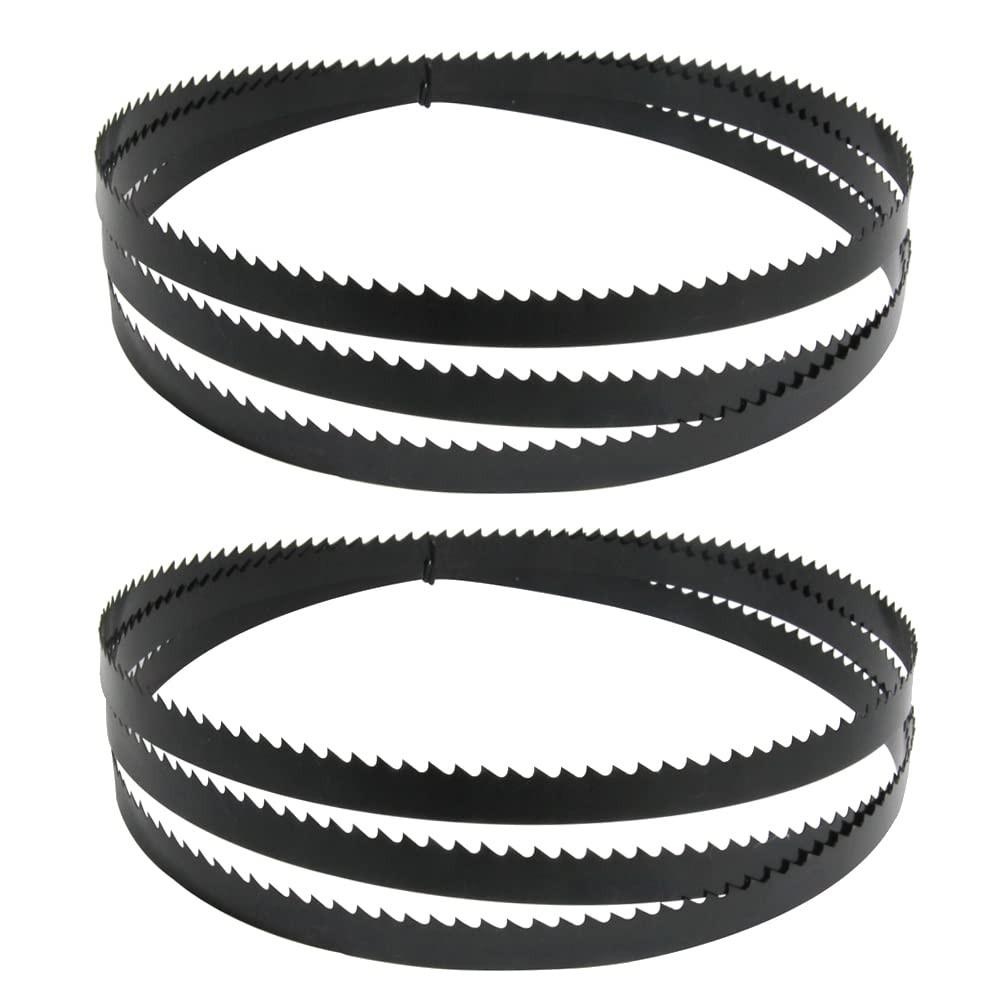 72 Inch x 1/2 Inch x 6 TPI Bandsaw Blades Wood Cutting for Wen 3962, Delta 28...