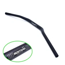 Black Renthal Handlebars 1 1/8" Bar 28mm Handle Bar For Motorcycle Motocross
