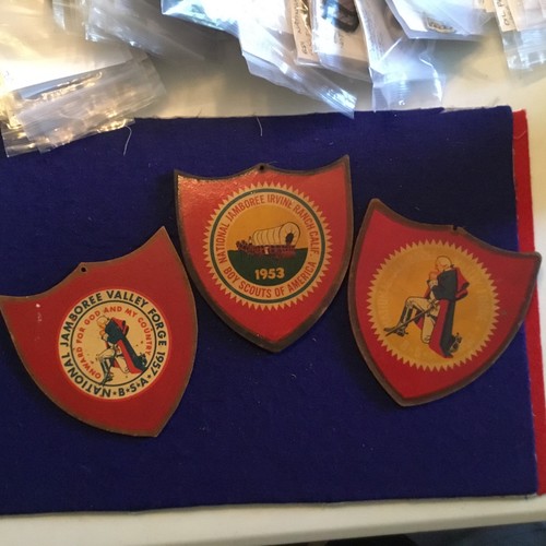 1950 1953 1957 national jamboree plaques used 