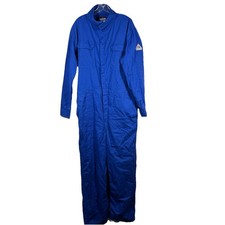 Bulwark Flame Resistant Protective Coverall Jumpsuit Work Clothing Sz 44 LN