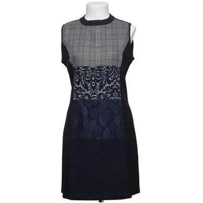 Desigual, Kleid, Größe: 40, Schwarz/Blau/Grau, Acryl/Polyamid/Polyester #Njf