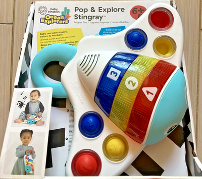 Baby Einstein Ocean Explorer Pop & Explore Stingray Cause & Effect