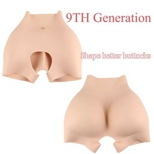 Silicone Crossdresser Fake Panties Hip Pants Buttock Enhancer Transgenders