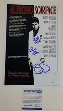 Scarface Cast Signed 12x18 Poster Photo ACOA