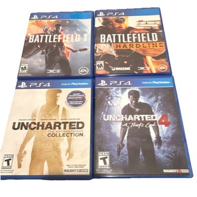 Sony PS4 Battlefield Uncharted n 1 Collection n 4 PS4 Total 4 Games