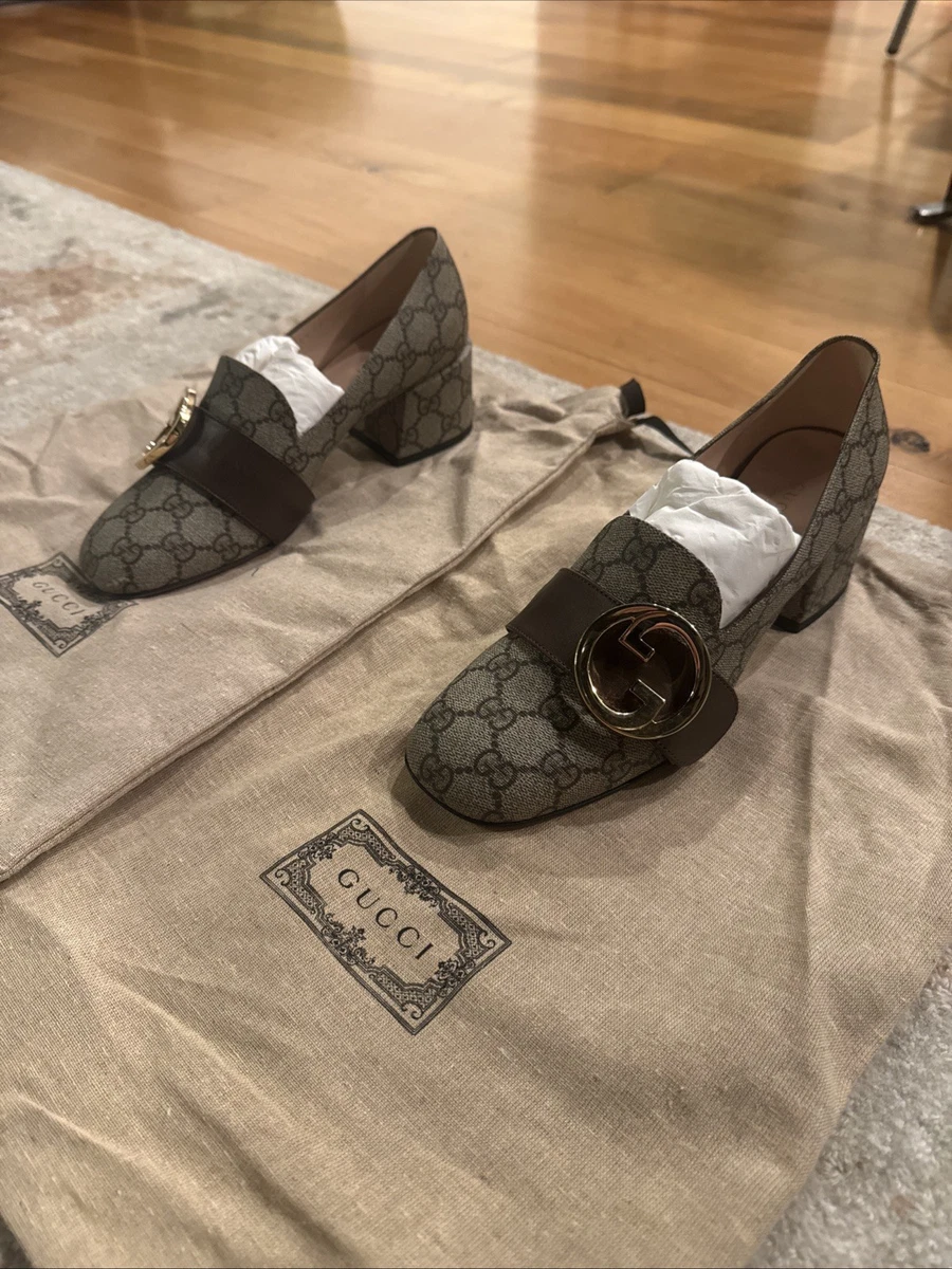 Gucci Monogram Shoes In Women's Heels for sale | eBay