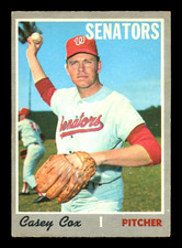 1970 TOPPS OPC O PEE CHEE BASEBALL #281 CASEY COX EX+ WASHINGTON SENATORS