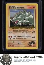 brock's rhyhorn pokemon card value PSA 10 NIDOKING CRUEL TRAITOR-1ST ED main image 1