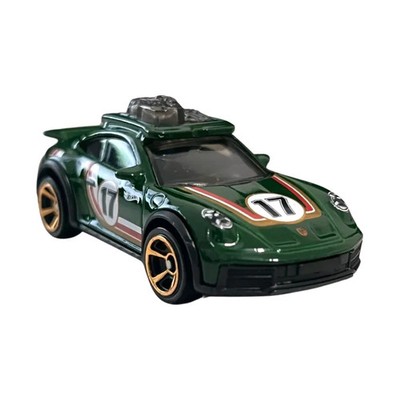 Hot Wheels Porsche 911 Rallye Green Safari Mode Kids Model
