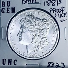 1881 S BU GEM MORGAN SILVER DOLLAR UNC MS+++ U.S. MINT RARE COIN 8323
