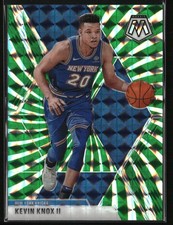 2019-20 Panini Mosaic Kevin Knox II #131 Green Swirl 1st Off the Line #/10