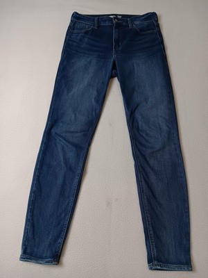 Old Navy Rockstar Super Skinny Jeans Womens 6 Blue Medium Wash High Rise Stretch
