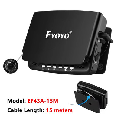 EF43A Unterwasser Fischfinder mit DVR Funktion 4,3'' Farbdisplay HD 1000TVL Bac